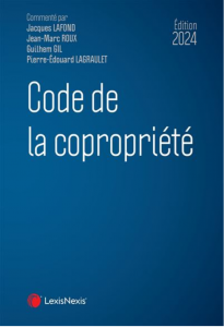 Jacquette du code de la copropriété 2024, dont Piere-Edouard Lagraulet, Avocat, est coauteur